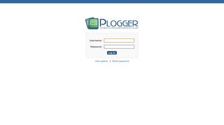 Plogger Gallery Admin | Login