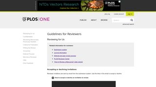 Guidelines for Reviewers - Plos