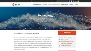 Technology | PLS Logistics Services