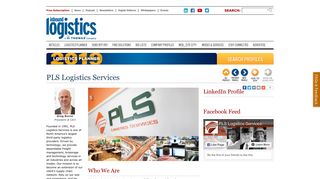 PLS Logistics Services - Logistics Planner Profiles - Inbound Logistics