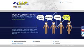 MyLLP Customer Portal