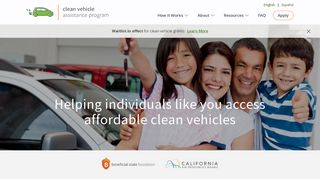 Clean Vehicle Assistance Program: Home