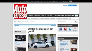 What is the UK plug-in car grant? | Auto Express