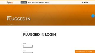 Plugged In Login - New Life Gillette Church