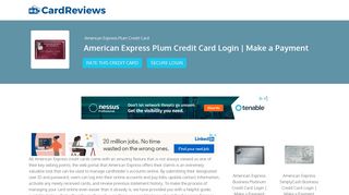 American Express Plum Credit Card Login | Make a Payment
