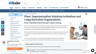 Plum: Super For Medium and Large Australian Organisations - Finder