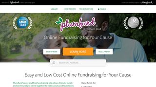 Online Fundraising for Your Cause on Plumfund.com, free ...