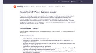 memoQ Integration with plunet business manager