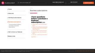Business subscriptions | Pluralsight