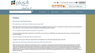 FAQs | Plus4 Credit Union | Houston, TX