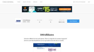 The Plus500 Affiliate Program — Review by Forex Referral