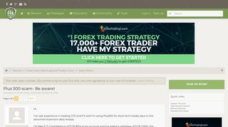 Plus 500 scam- Be aware! | Forex Peace Army - Your Forex Trading Forum