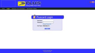 PTL Pluscard v 1.0 - Login