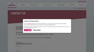 Contact us | Plusnet Business