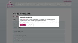 Plusnet Mobile App | Help & Support - Plusnet