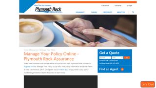 Manage Your Insurance Online | Plymouth Rock Login and Bill Pay