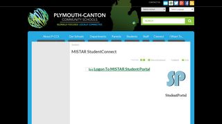 MISTAR StudentConnect | Plymouth-Canton Community Schools
