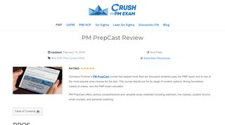 2019 PM PrepCast PMP Review [Read Before Buying!]