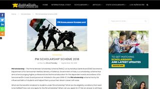PM Scholarship Scheme 2018 - Eligiblity, Application Process, Last Date