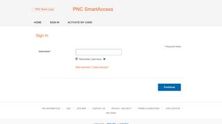 PNC SmartAccess - Sign In - visaprepaidprocessing.com