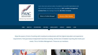 Portfolio Management Association of Canada - PMAC