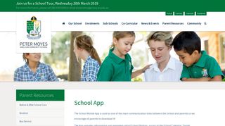 School App | Peter Moyes Anglican Community School