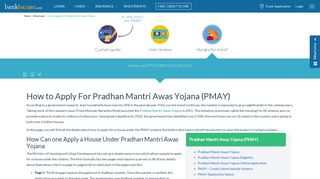 Pradhan Mantri Awas Yojana Apply Online | PMAY Online Apply- 30 ...