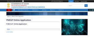 PMEGP Online Application | Commissionerate of Industries ...