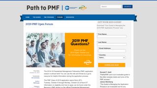 Forums - Path to PMF – Guide to Presidential Management Fellows ...