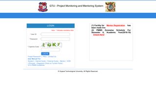 GTU PMMS | Login - GTU PMMS | Home - Gujarat Technological ...