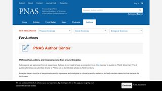 Information for Authors | PNAS