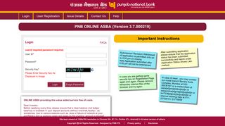online asba - PNB Online Loan Application