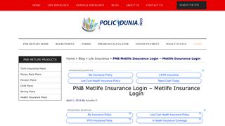 PNB Metlife Insurance Login | New User Registration Process