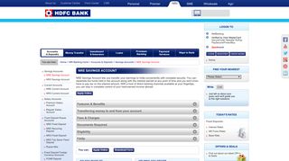 NRE Account - Open NRE Savings Account at HDFC Bank in India