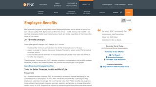 Employee Benefits - pnc