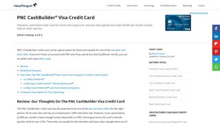 PNC CashBuilder® Visa Credit Card | Credit Card Review ...