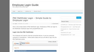 PNC Pathfinder Login - Employee Login Guide