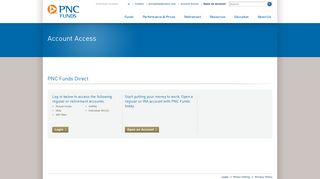 Account Access - PNC Funds