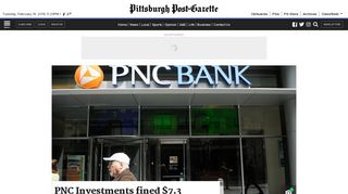 PNC Investments fined $7.3 million by SEC | Pittsburgh Post-Gazette