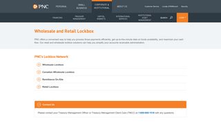 Wholesale and Retail Lockbox | PNC
