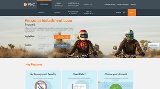 Personal Installment Loan - Secured | PNC
