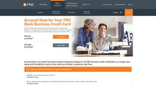 Account View for Business Credit Cards | PNC