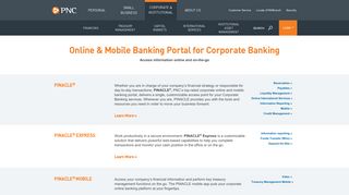 Online & Mobile Banking Portal for Corporate Banking | PNC