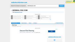 webmail.pnc.com at WI. PNC Portal - Website Informer