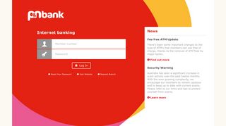 P&N Bank Internet Banking - Login