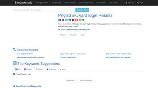 Pngisd skyward login Results For Websites Listing - SiteLinks.Info