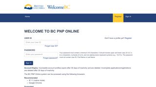 The BC PNP