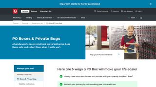 PO Boxes & Private Bags - Australia Post