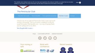 The Peninsular Club - Member Cruises - P&O Cruises