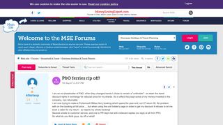 P&O ferries rip off! - MoneySavingExpert.com Forums